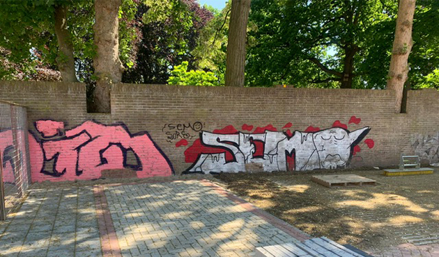 Gevelreiniging Geldermalsen - Graffiti